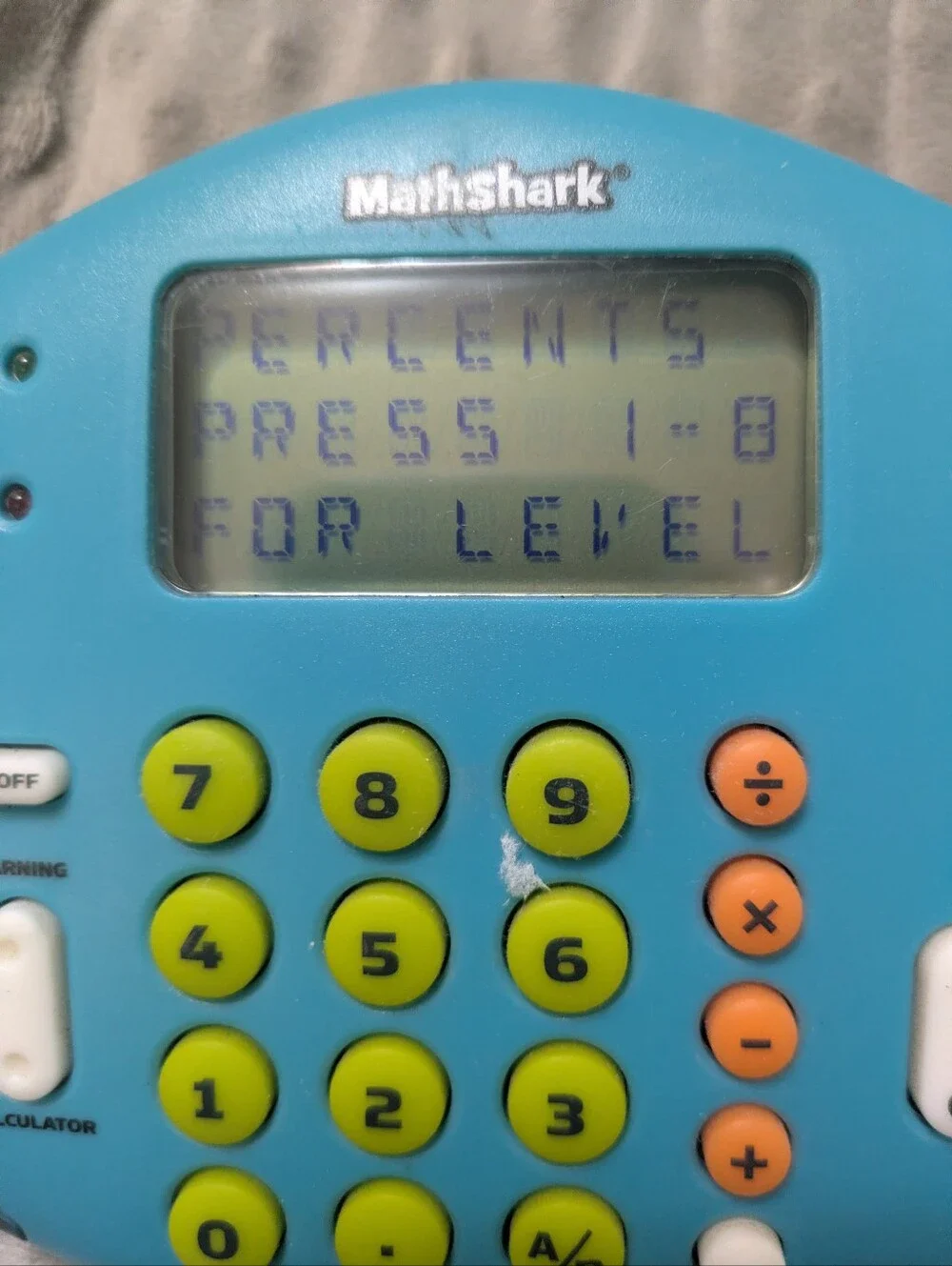Math Shark Electronic Learning Toy